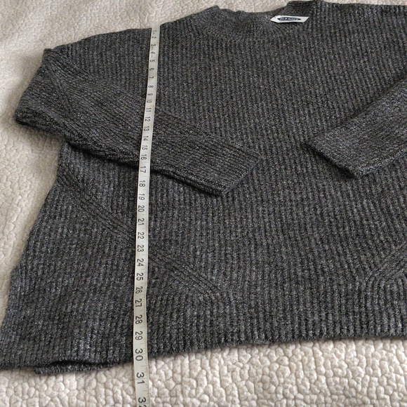 NWT Old Navy XXL Grey Marl Cozy Tunic Pullover Sweater - Picture 7 of 13